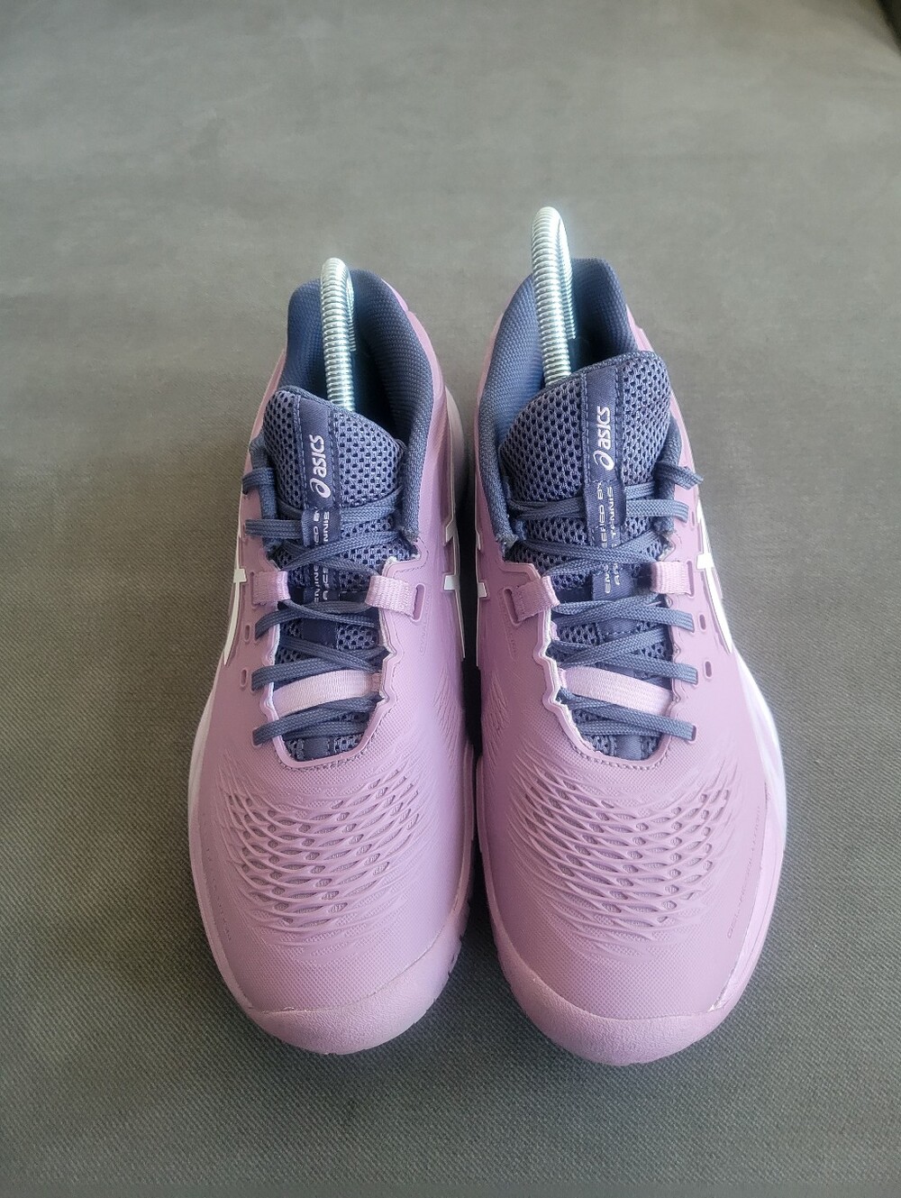 Asics Women's Gel-Resolution X Lilac Tennis Shoes Size 9.5 - Picture 2 of 8